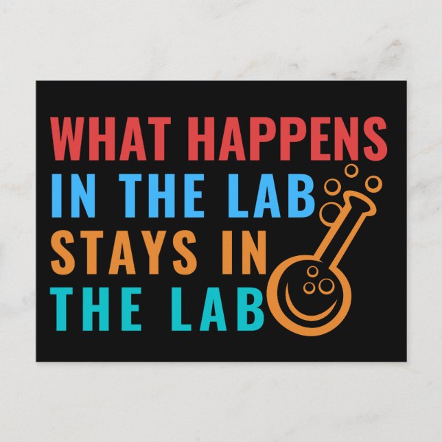 WAS PASSIERT IM LABRADOR BLEIBE IM LABRADOR - LABL POSTKARTE (Vorderseite)