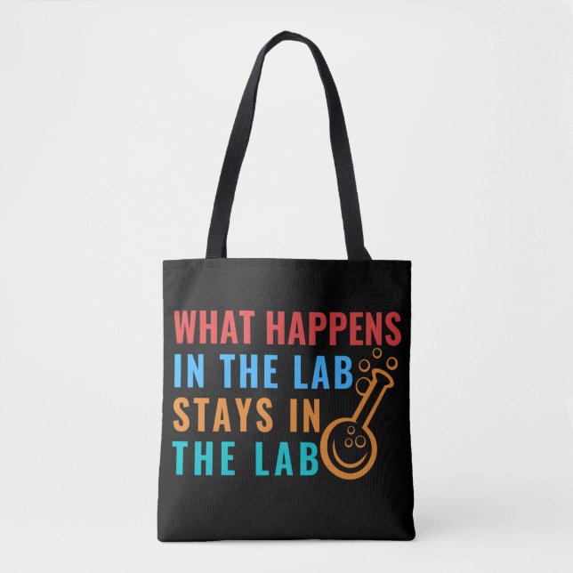 WAS PASSIERT IM LABRADOR BLEIBE IM LABRADOR - LABL TASCHE (Vorderseite)