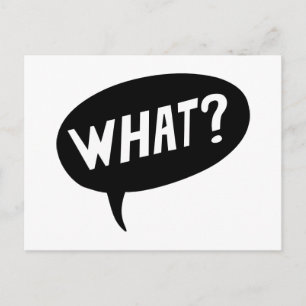 Was? Postkarte
