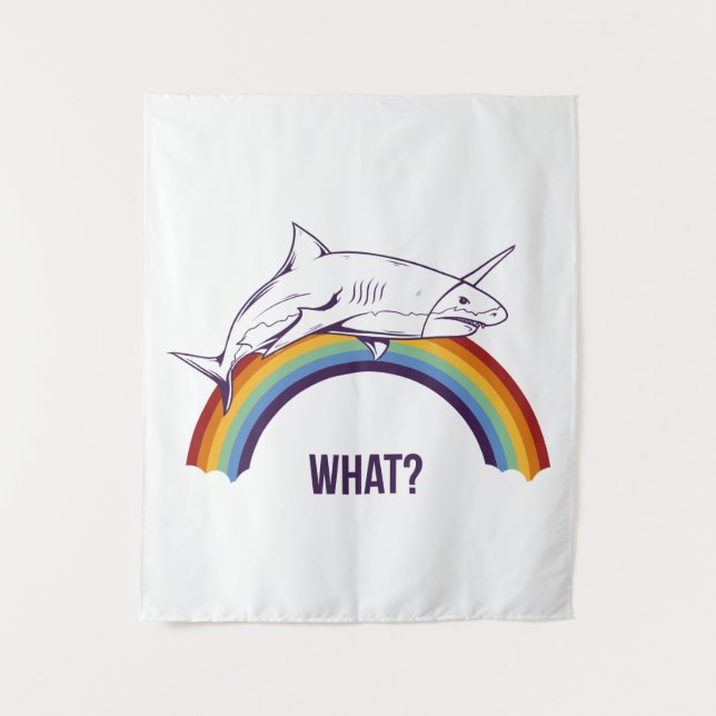 Was Regenbogenhai Wandteppich (Vorderseite)