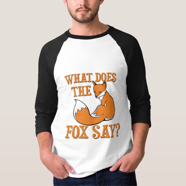 Was sagt der Fox? T-Shirt (Vorderseite)