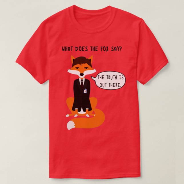 Was sagt der Fox? T-Shirt (Design vorne)