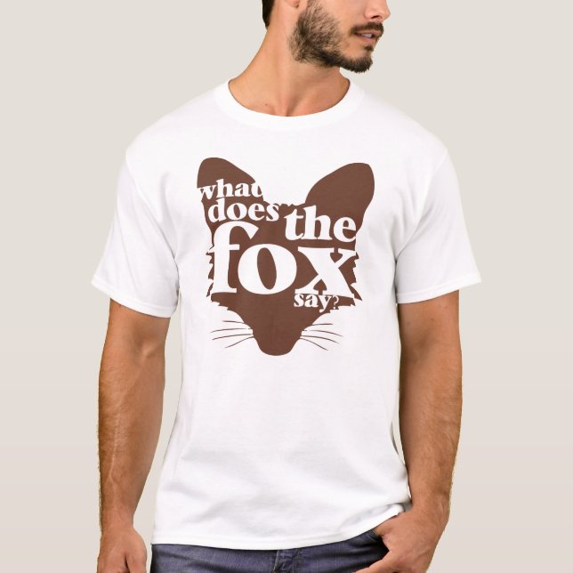 Was sagt der Fox? T-Shirt (Vorderseite)