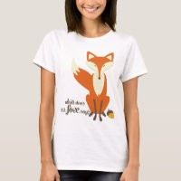 Was sagt der Fuchs Illustration zum Shirt?