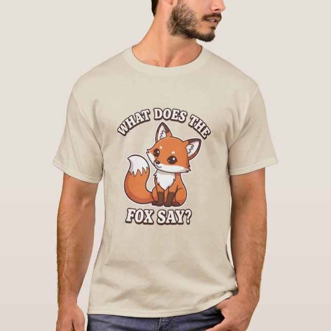 Was sagt der Fuchs? T-Shirt (Vorderseite)