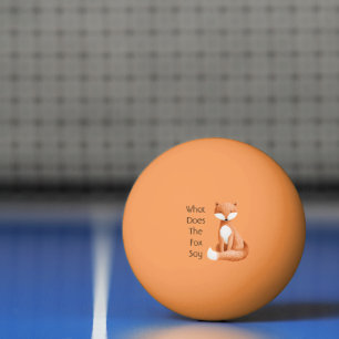 Was Sagt der Fuchs? Tischtennisball