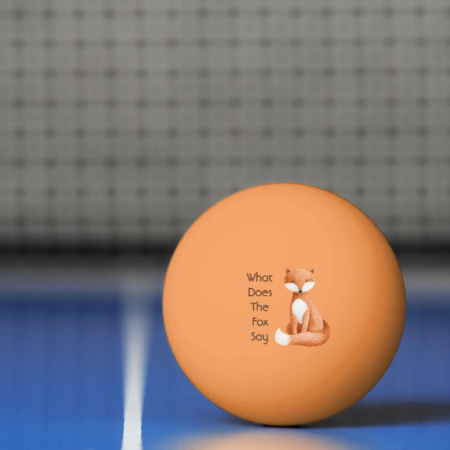 Was Sagt der Fuchs? Tischtennisball (Netto)