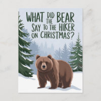 Was sagte der Bär, um an Weihnachten lustig zu wan