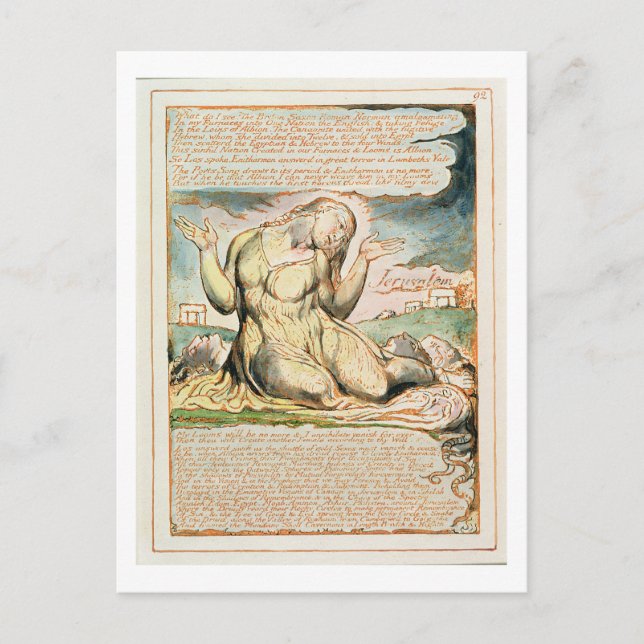 'Was sehe ich!..', Teller 92 aus 'Jerusalem' (Be Postkarte (Vorderseite)