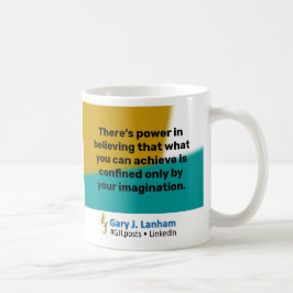 "Was Sie erreichen können"-Tasse Kaffeetasse