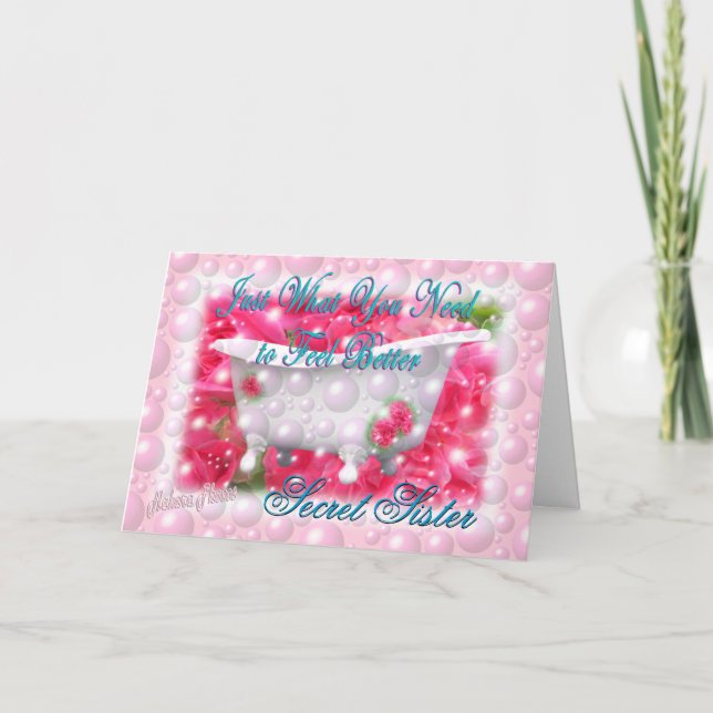 Was Sie Geheimnis benötigen, Schwester-fertigen Karte (Vorderseite)