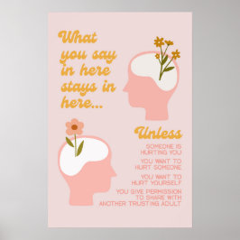 Was Sie hier sagen, bleibe hier_Psychische Gesundh Poster