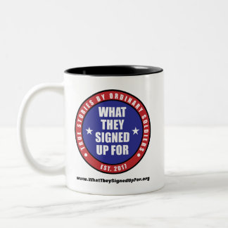 Was sie sich für Tasse anmeldeten