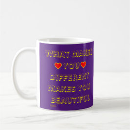 WAS SIE UNTERSCHIEDLICH MACHT, MACHT SIE SCHÖN KAFFEETASSE