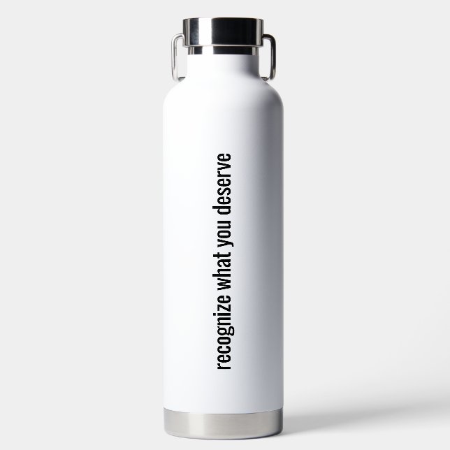 Was Sie vakuumisolierte Flasche verdienen (Vorderseite)