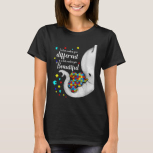 Was Sie zu einem anderen Elefanten-Autismus der Ma T-Shirt