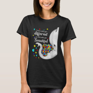 Was Sie zu einem anderen Elefanten-Autismus der Ma T-Shirt