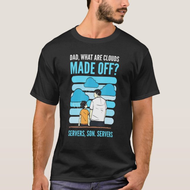 Was sind die Wolken des Programmierers? T-Shirt (Vorderseite)