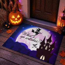 Was sind Hexen? Door Mat (Lila) Fußmatte