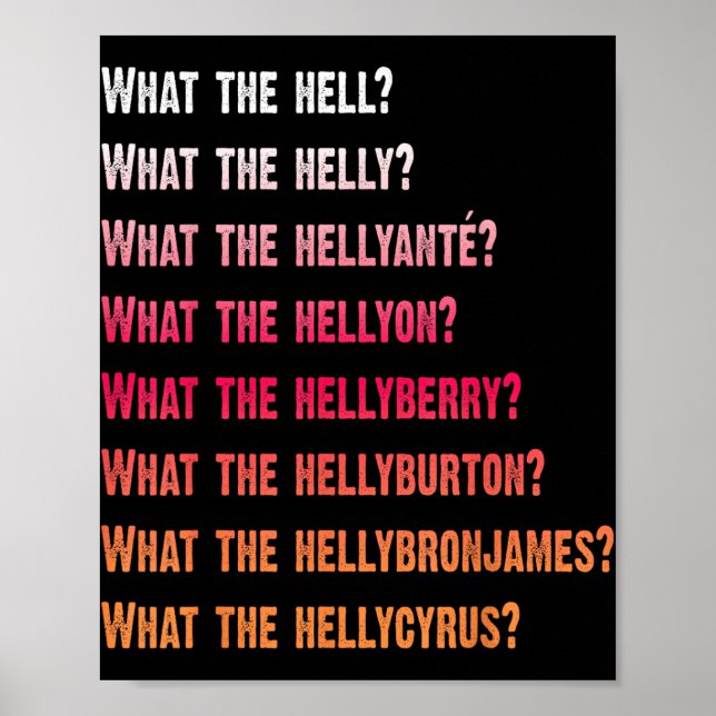 Was The Helly Hellyanté Hellyon Hellyberry Hellyb Poster (Vorne)