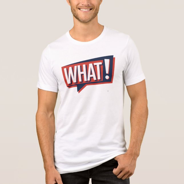 Was! Tri-Blend Shirt (Vorderseite)