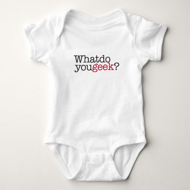 Was tun Sie Aussenseiter? Baby Strampler (Vorderseite)