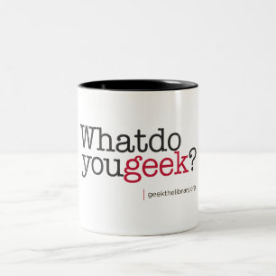 Was tun Sie Aussenseiter? Zweifarbige Tasse