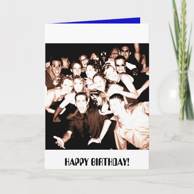 Was tun Sie mit Ihrem Leben? , GLÜCKLICHE GEBURT… Karte (Vorderseite)