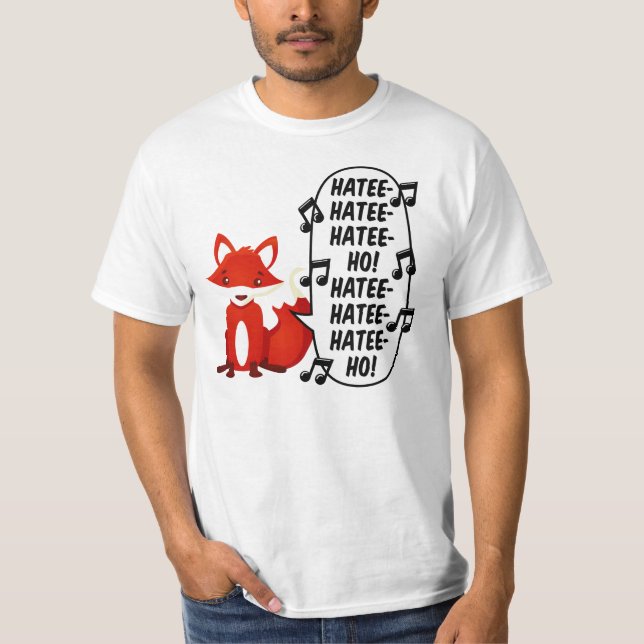 Was tut der Fuchs sagen? T-Shirt (Vorderseite)
