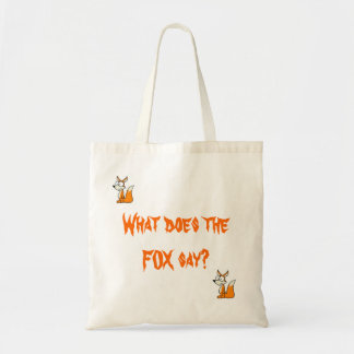 Was tut der Fuchs sagen? Tasche