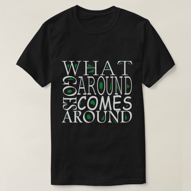 WAS UMGEHT, GEHT UM T-Shirt (Design vorne)