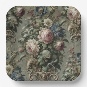 Was unter dem Blut liegt - Gotisch Viktorianisch Pappteller