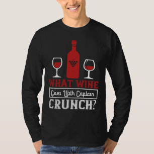 Was Wein mit Hauptweinkatze macht Wein Wein T-Shirt