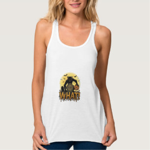 Was Werwolf-Kürbis-Grabstein Vollmond Tank Top