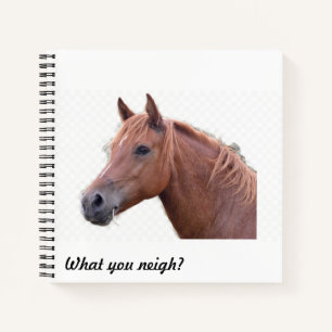 Was wieherst du? Pferdeliebhaber Notizbuch