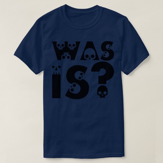 Was will du auf Deutsch? T-Shirt (Design vorne)