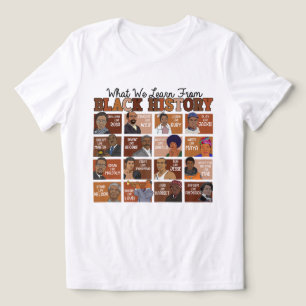 Was wir aus der schwarzen Geschichte lernen Tri-Blend Shirt