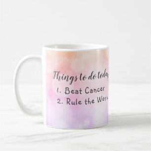 Was wir heute tun müssen, um Krebs zu bekämpfen Kaffeetasse