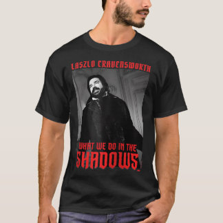 Was wir in den Schatten Laszlo und Logo Raglan B t T-Shirt