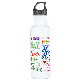 Was wir Wasser-Flasche glauben Edelstahlflasche