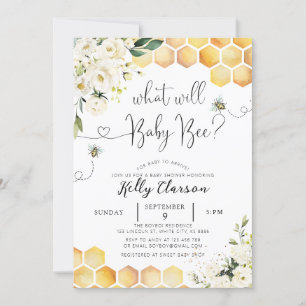 Was wird Baby Bee Gender Reveal Party Baby Bee? Einladung