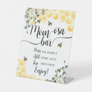 Was wird Baby Bee Mama Osa Bar Sign. Sockelschild