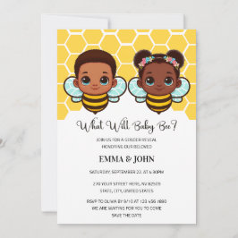 Was wird Baby zeigen, was für afrikanisches amerik Einladung