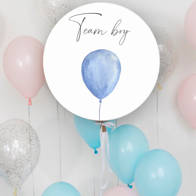 Was wird der Teamboy sein Runder Aufkleber (Von Creator hochgeladen)