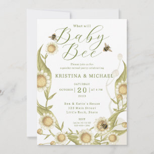 Was wird die Einladung von Baby-Bee-Geschlecht off