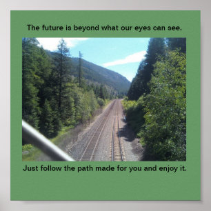 WAS WIRD DIE ZUKUNFT BRINGEN? POSTER