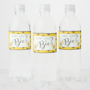 Was wird es klopfen Baby Water Flasche Etikett