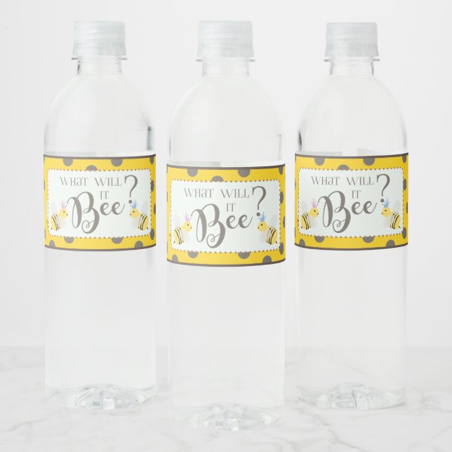 Was wird es klopfen Baby Water Flasche Etikett (Flaschen)