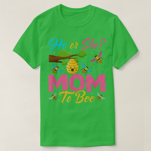 Was wird es sein, wenn die Mama Geschlecht offenba T-Shirt (Design vorne)