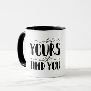 Was wird Ihre Typografie finden? Tasse